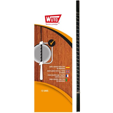Sega da traforo per legno 6/13 cm 20TPI (Blister 12 unità) - WUTO