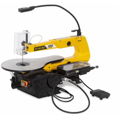 Sega Da Traforo FERM 120W - Con Interruttore A Pedale, Lame Incluse, Ideale Per Modellismo E Fai-da-te - Foto 12