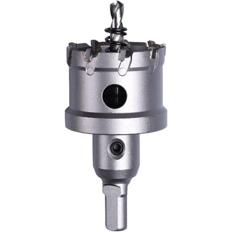 Sega piegatubi in carburo bimetallico T.C.T per impieghi pesanti di grado industriale per il taglio di fori in acciaio inossidabile da 1 - 3/4" (44 mm)
