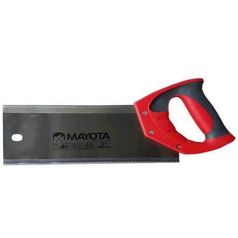 Segaccio legno 300mm  lama acciaio 65mn con dorso
