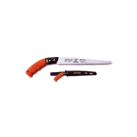 Segaccio Per Potare Di Precisione Con Fodero - lama dritta mm.150 (GSF-150-SH) manico arancio