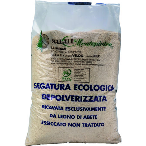 SEGATURA ECOLOGICA IN SACCHI kg. 5