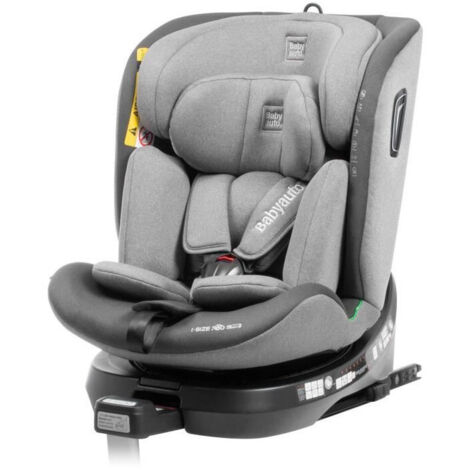Seggiolino auto - BABYAUTO - AITANA GRIGIO ANTRACITE - Dalla nascita a 12 anni - 0-36 kg - I-Size - ISOFIX - Rotazione 360° - ECE R12