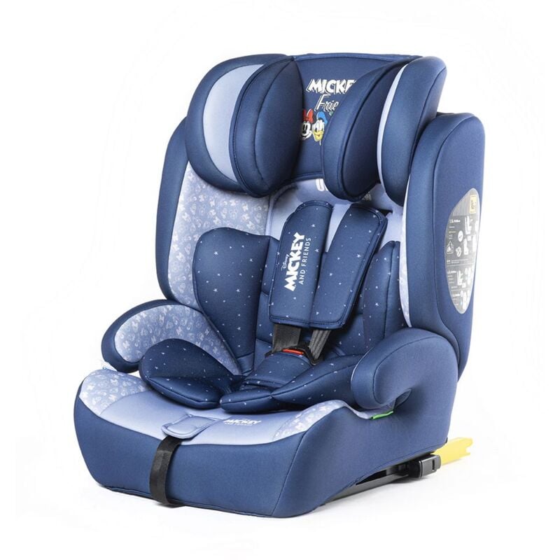 Image of Seggiolino Auto Bambini Disney Mickey Mouse, senza bpa, con sistema isofix e sips, lavabile e riutilizzabile