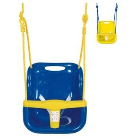 Altalena per bambini '5 misura' con seggiolino, cavalluccio e gondola in  acciaio e plastica colore blu, 270x142x182 cm
