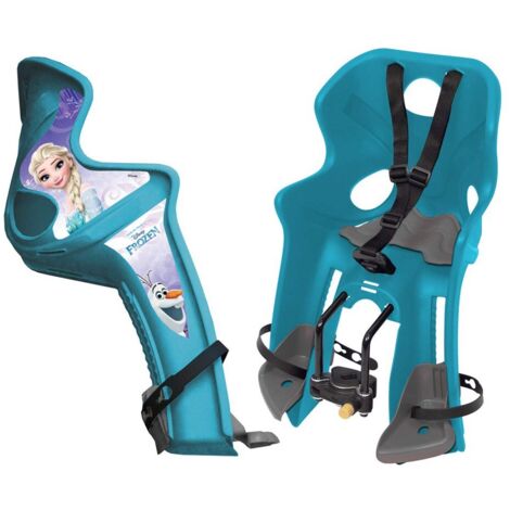 Seggiolino bambini anteriore Disney Frozen per bicicletta con sistema di fissaggio HANDLEFIX