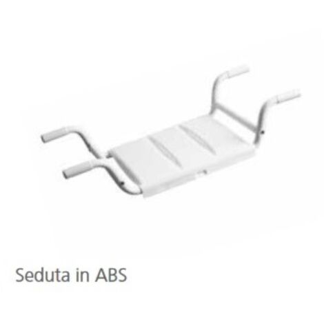 Seggiolino bianco vasca doccia disabili anziani da 65 cm - ponte giulio