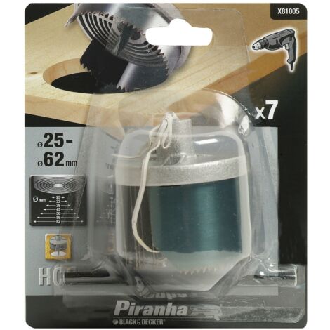 Seghe a tazza Black+Decker x81005 profondità 41 mm velocità 1500 rpm