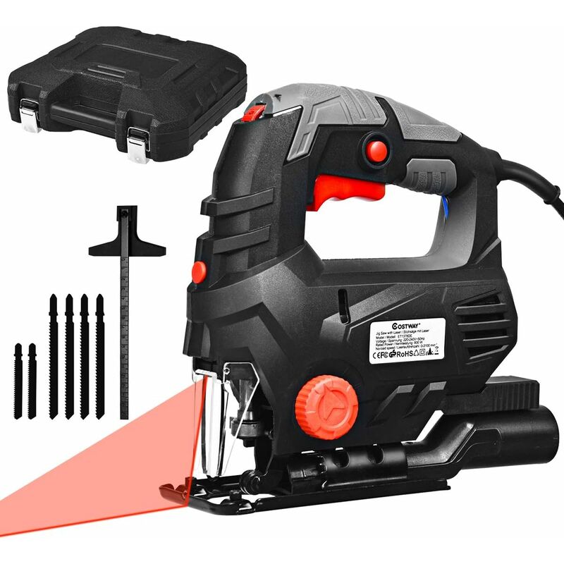 Costway - Seghetto Alternativo 800W, 3000 RPM, 5