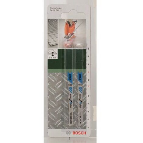 Seghetto alternativo BOSCH 2609256765 DIY fogli U 18 A HSS (2)