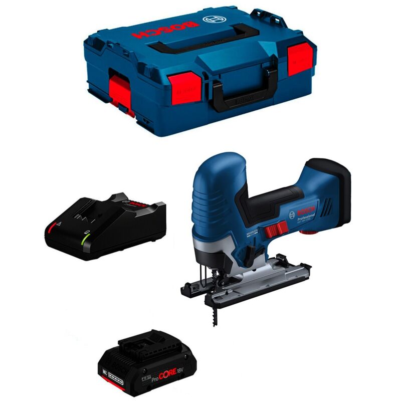 Seghetto Alternativo BOSCH GST 18V-125 S (1 x 4,0 Ah ProCORE + GAL18V-40 + L-Boxx 136)