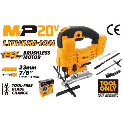 SEGHETTO ALTERNATIVO BRUSHLESS 20V SERIE MP20V TOLSEN