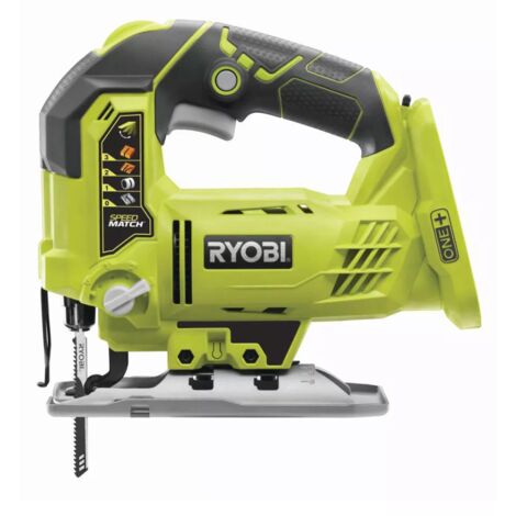 seghetto alternativo pendolare a batteria ryobi "r18js-0" 25mm 18v, solo corpo macchina