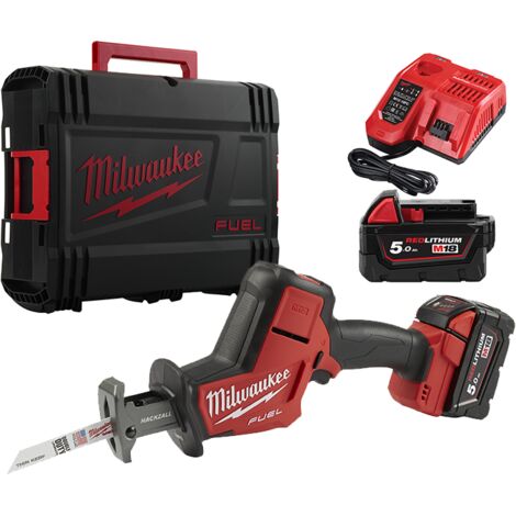 Seghetto Diritto M18 + 2 Batt. 5Ah Milwaukee M18 FHZ-502X 5kg