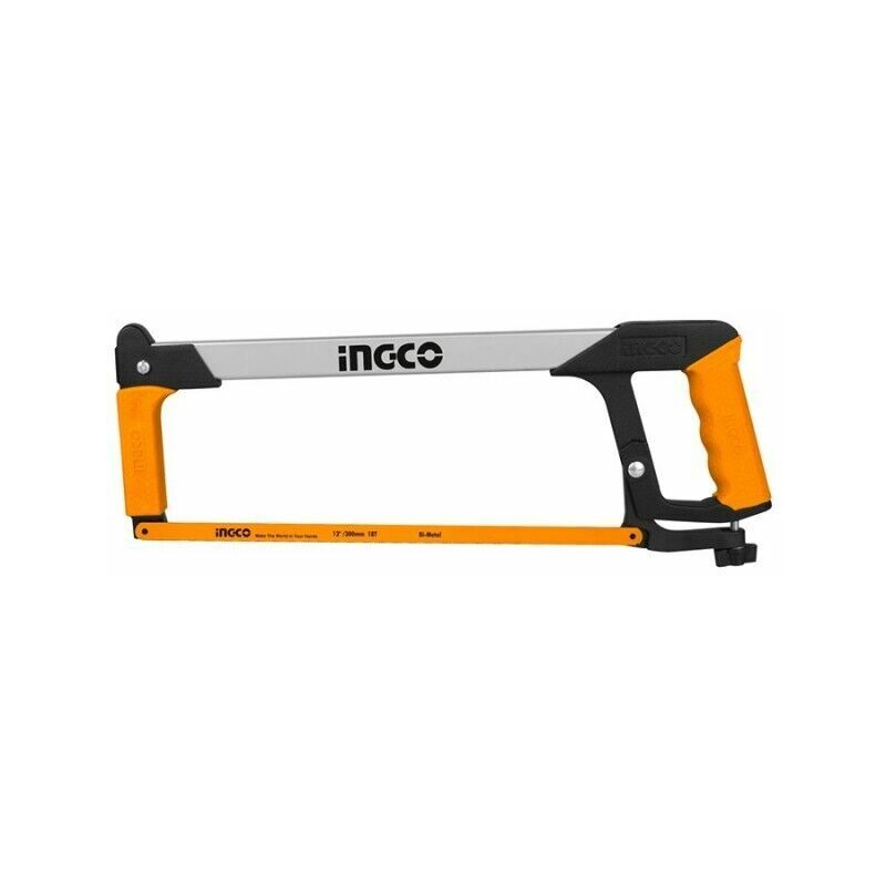 Image of Ingco - Seghetto per ferro manuale sega professinale ad arco segaccio a mano lama 300mm