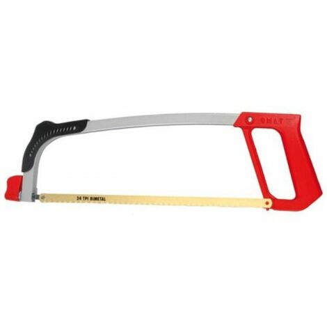 Seghetto OMAT con lama da 300 mm e design multiuso per tagli precisi.