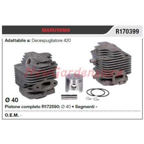 Segment de cylindre à piston de la débroussailleuse MARUYAMA 420 R170399