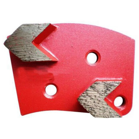 Segment de ponçage diamanté Gr 40 à 3 trous avec connexion M8 rotation droite - béton, époxy, chape - Diamwood