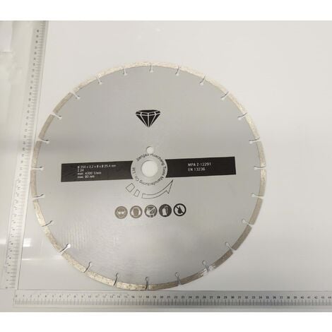 Segmentierte Diamanttrennscheibe 350 x 25,4 mm fur Scheppach hsm3500
