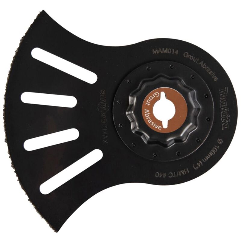 Lama Makita riff per taglio a tuffo, 100 mm Starlock Max - K40 - tct / riff - MAM014 - Malta / colla per piastrelle / calcestruzzo