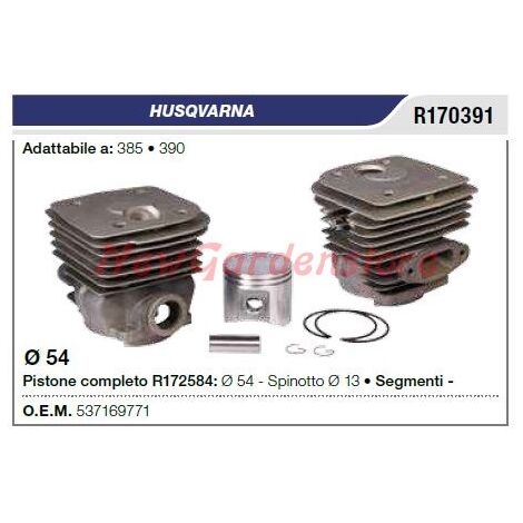 Segmentos cilindro pistón motosierra HUSQVARNA 385 390 R170391