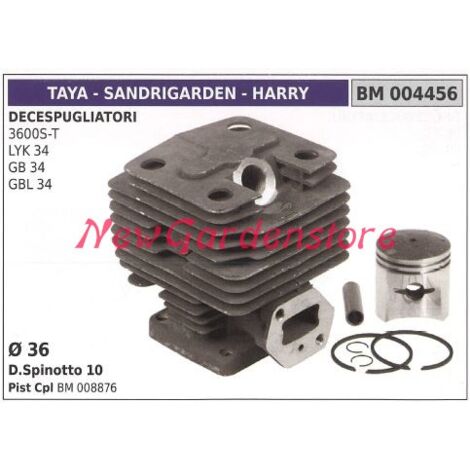 Segmentos de cilindro de pistón del motor de desbrozadora TAYA 3600S-T LYK 34 004456