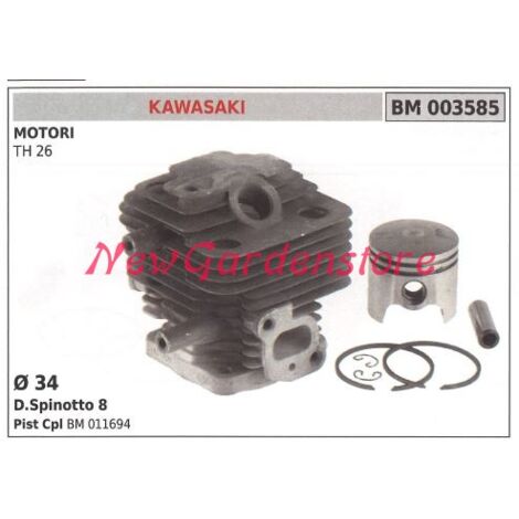 Segmentos de cilindro de pistón desbrozadora KAWASAKI TH 26 003585