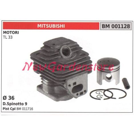 Segmentos de cilindro de pistón desbrozadora MITSUBISHI TL 33 001128