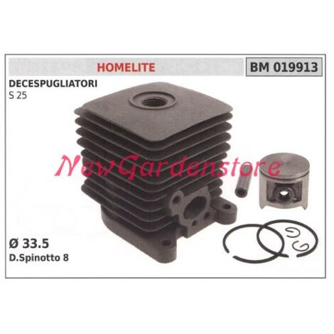 Segmentos de cilindro de pistón Motor HOMELITE para desbrozadora S 25 019913