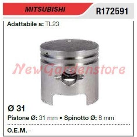 Segments d'axe de piston pour taille-haie MITSUBISHI TL23 172591