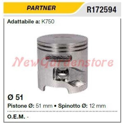 Segments d'axe de piston Tourillon PARTNER K750 172594