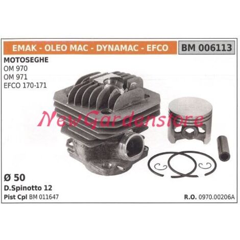Segments de cylindre à piston EMAK tronçonneuse OM 970 971 EFCO 170 171 006113 moteur