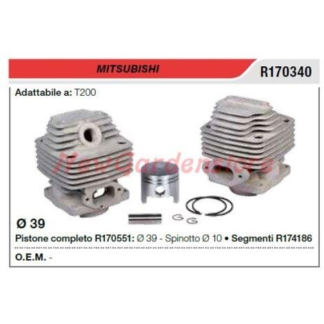 Segments de cylindre à piston MITSUBISHI débroussailleuse T 200 R170340