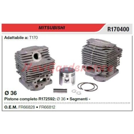 Segments de cylindre à piston MITSUBISHI débroussailleuse T170 R170400 - FR66828