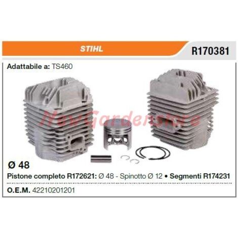 Segments de cylindre à piston STIHL pour tronçonneuse TS460 R170381