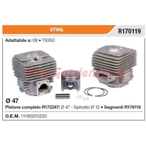Segments de cylindre à piston STIHL tronçonneuse 08 TS350 R170119