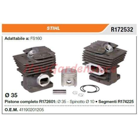 Segments de cylindre à piston STIHL tronçonneuse FS160 R172532