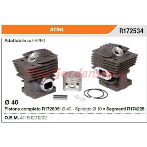 Segments de cylindre à piston STIHL tronçonneuse FS280 R172534