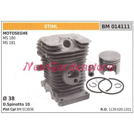 Segments de cylindre à tige de piston STIHL moteur de tronçonneuse MS 180 181 014111