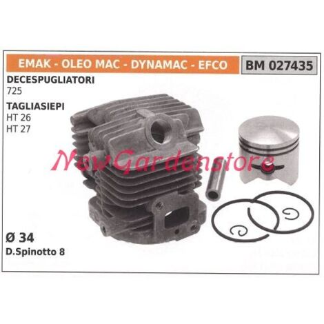 Segments de cylindre de piston EMAK moteur de débroussailleuse 725 027435