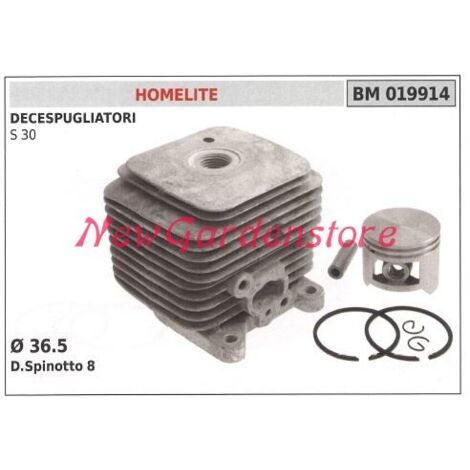 Segments de cylindre de piston HOMELITE débroussailleuse S 30 moteur 019914