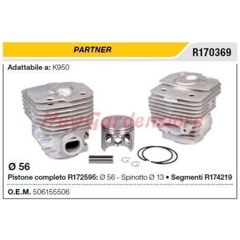 Segments de cylindre de piston PARTNER tronçonnage K950 R170369 506155506 - 506155504