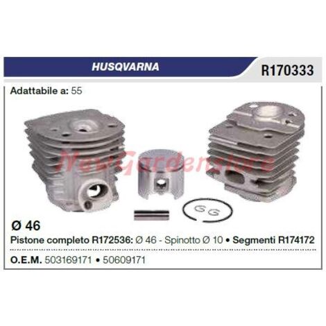 Segments de cylindre de piston pour tronçonneuse HUSQVARNA 55 R170333