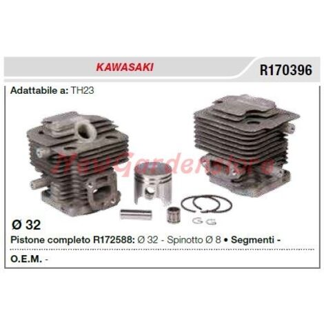 Segments de piston cylindrique KAWASAKI débroussailleuse TH23 R170396