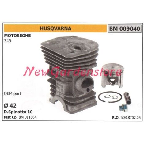 Segments de piston de cylindre HUSQVARNA moteur de tronçonneuse 345 009040