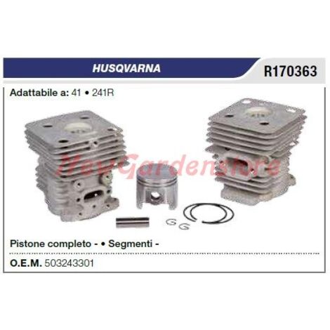 Segments de piston de cylindre HUSQVARNA tronçonneuse 41 241R R170363