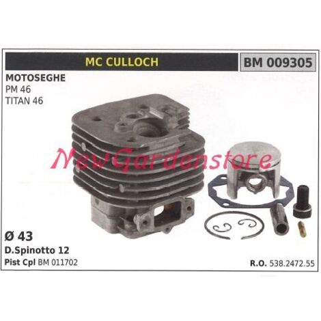 Segments de piston MC CULLOCH tronçonneuse PM 46 TITAN 46 009305