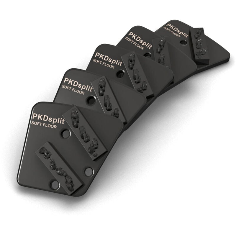 Menzer - Segments de Ponçage avec Éclats de pcd en Diamant Polycristallin (5 Pièces) pour la Monobrosse esm 406