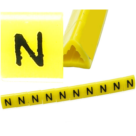 Segnacavo OZ-1 N, giallo, 100 pz