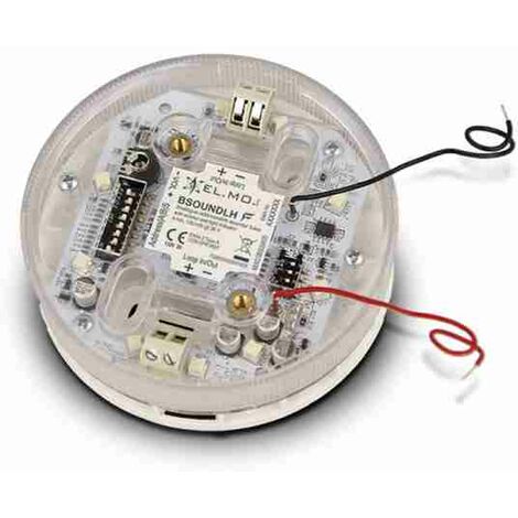 Segnalatore acustico indirizzabile linea FYRA con indicazione luminosa su base sensore